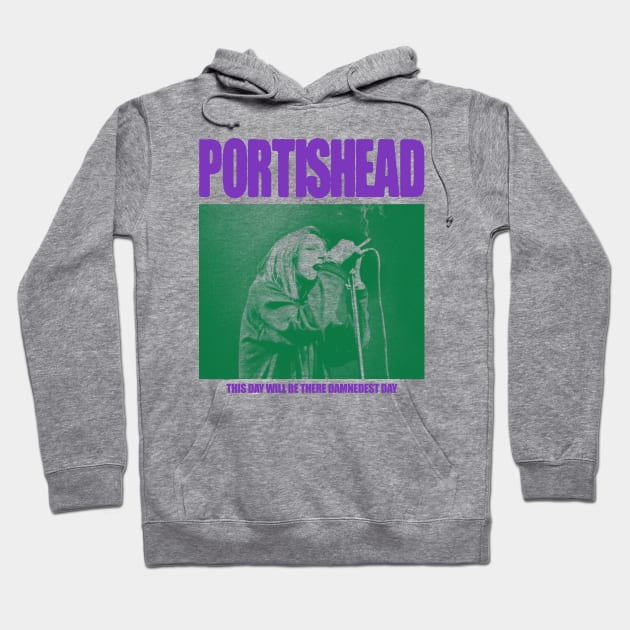 Portishead vintage Hoodie by Saltyvibespage